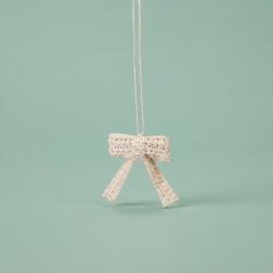 Jute ornament strik